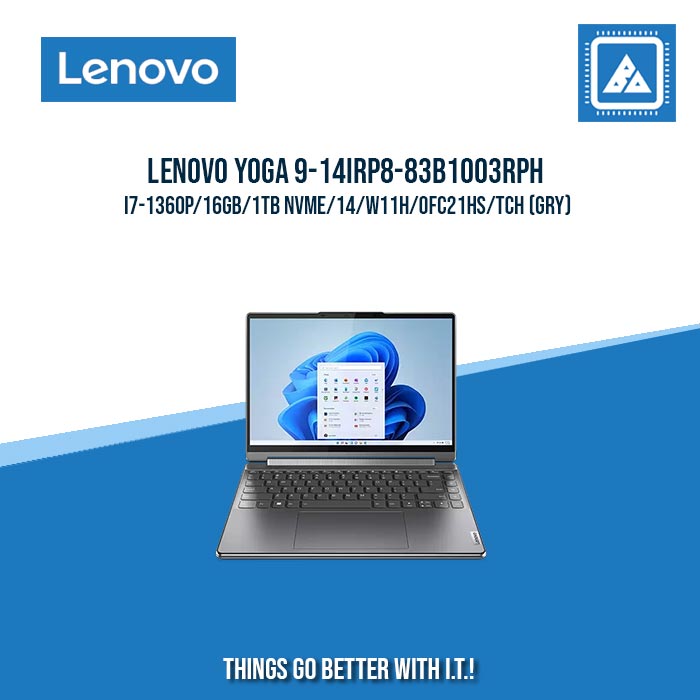 LENOVO YOGA 9-14IRP8-83B1003RPH I7-1360P/16GB/1TB NVME | BEST FOR STUDENTS AND FREELANCERS LAPTOP LENOVO YOGA 9-14IRP8-83B1003RPH I7-1360P/16GB/1TB NVME | BEST FOR STUDENTS AND FREELANCERS LAPTOP